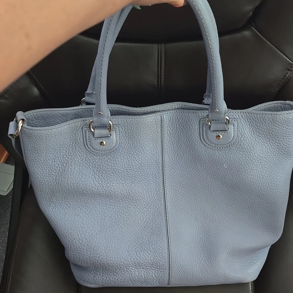 Cole Haan Light Blue Tote Bag - Picture 3 of 7